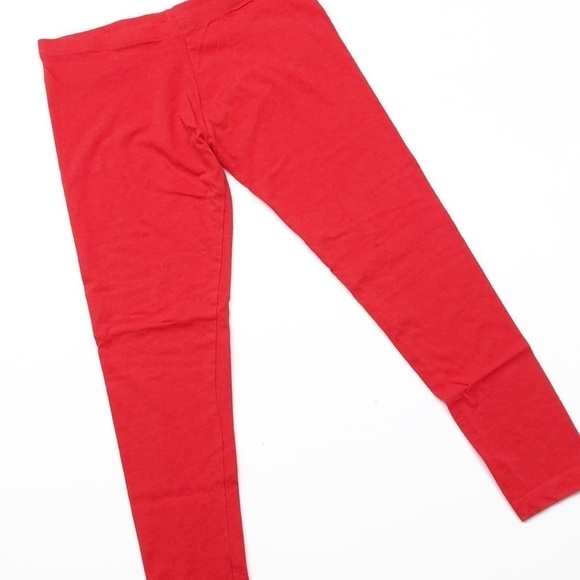Beverly Hills Princess girls red crop leggings - Picture 3 of 5